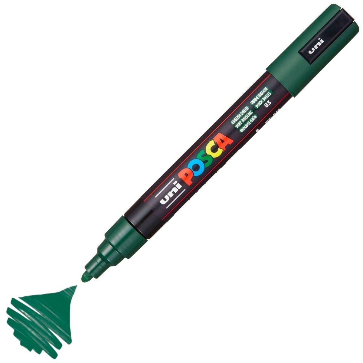 Uni Posca Su Bazlı Marker PC-5M 1.8-2.5mm 83 English Green