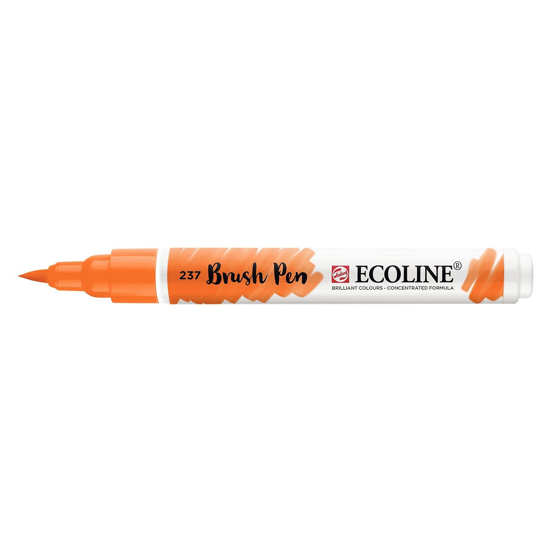 Talens Ecoline Brush Pen Fırça Uçlu Kalem 237 Deep Orange