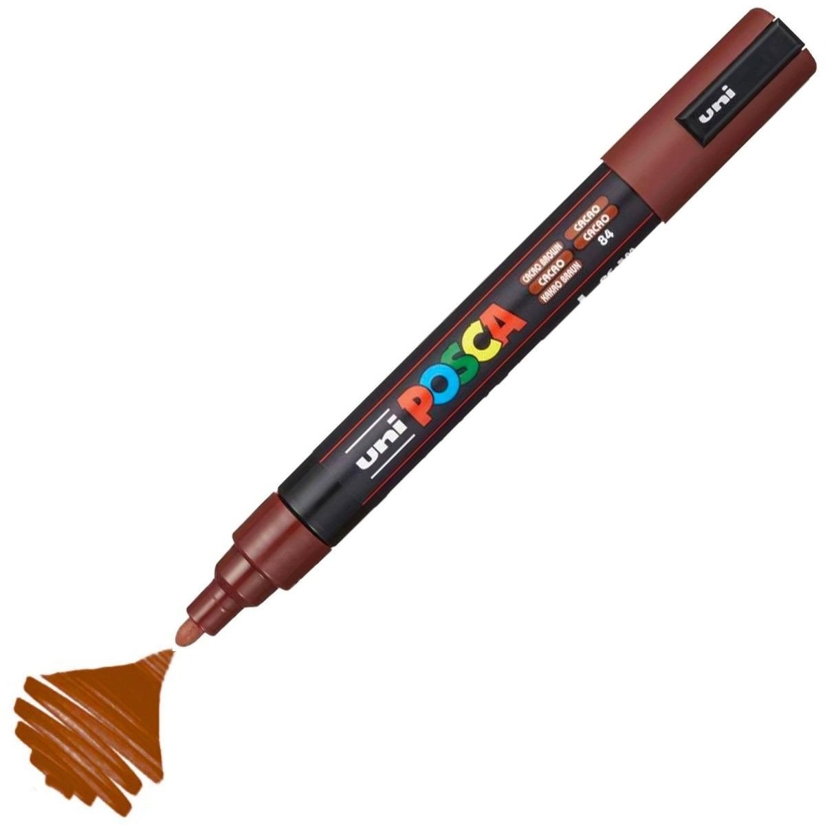 Uni Posca Su Bazlı Marker PC-5M 1.8-2.5mm 84 Cacao Brown