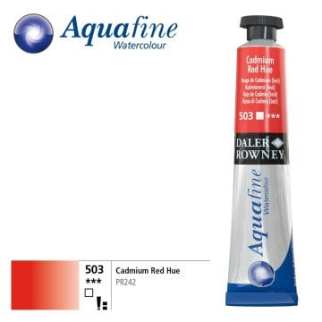 Daler Rowney Aquafine Tüp Sulu Boya 8ml 503 Cadmium Red Hue
