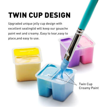 Himi Twin Cup Guaj Boya Seti 112 Renk