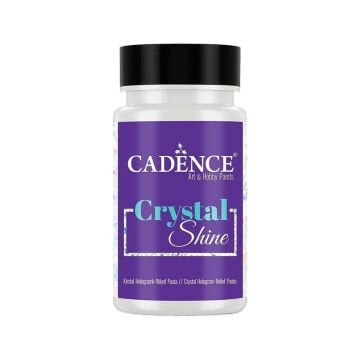 Cadence Crystal Shine Kristal Hologramlı Rölyef Pasta 90ml