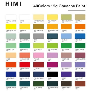 Himi Twin Cup Guaj Boya Seti 48 Renk
