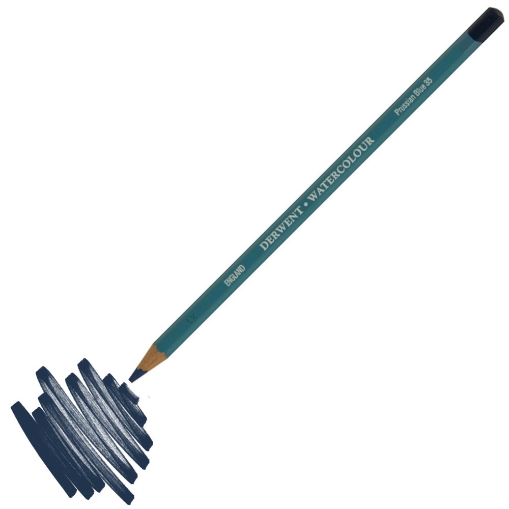 Derwent Watercolour Suluboya Kalemi 35 Prussian Blue
