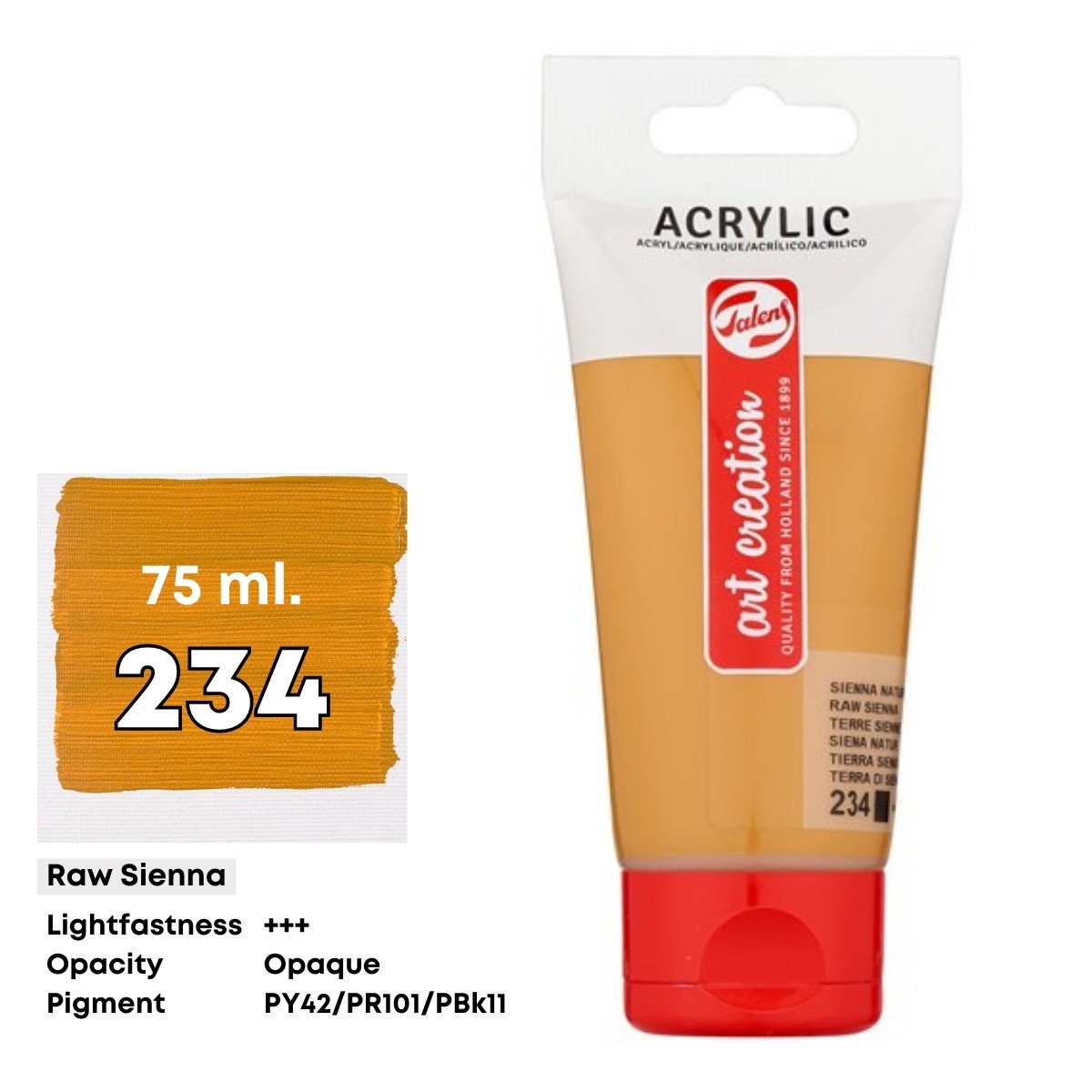 Art Creation Akrilik Boya 75ml 234 Raw Sienna