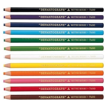 Uni Dermatograph 7600 Kalem Seti 12li