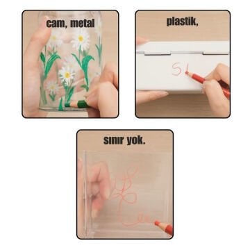 Uni Dermatograph 7600 Kalem Seti 12li