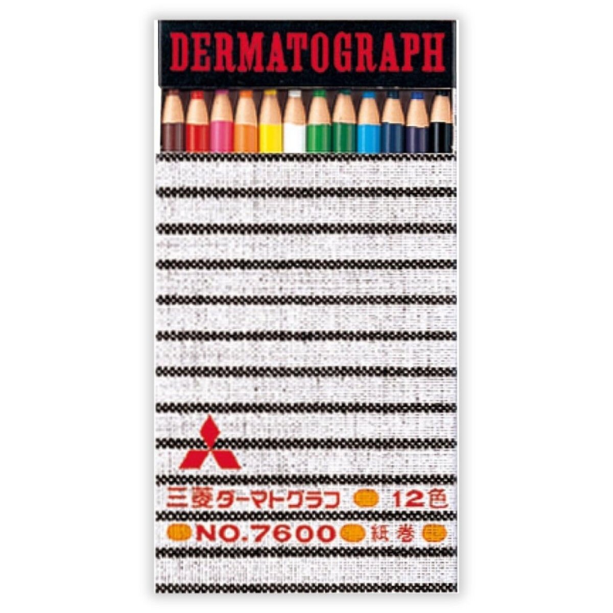 Uni Dermatograph 7600 Kalem Seti 12li