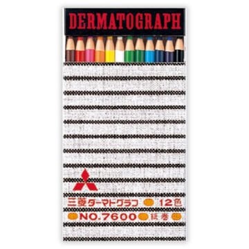 Uni Dermatograph 7600 Kalem Seti 12li