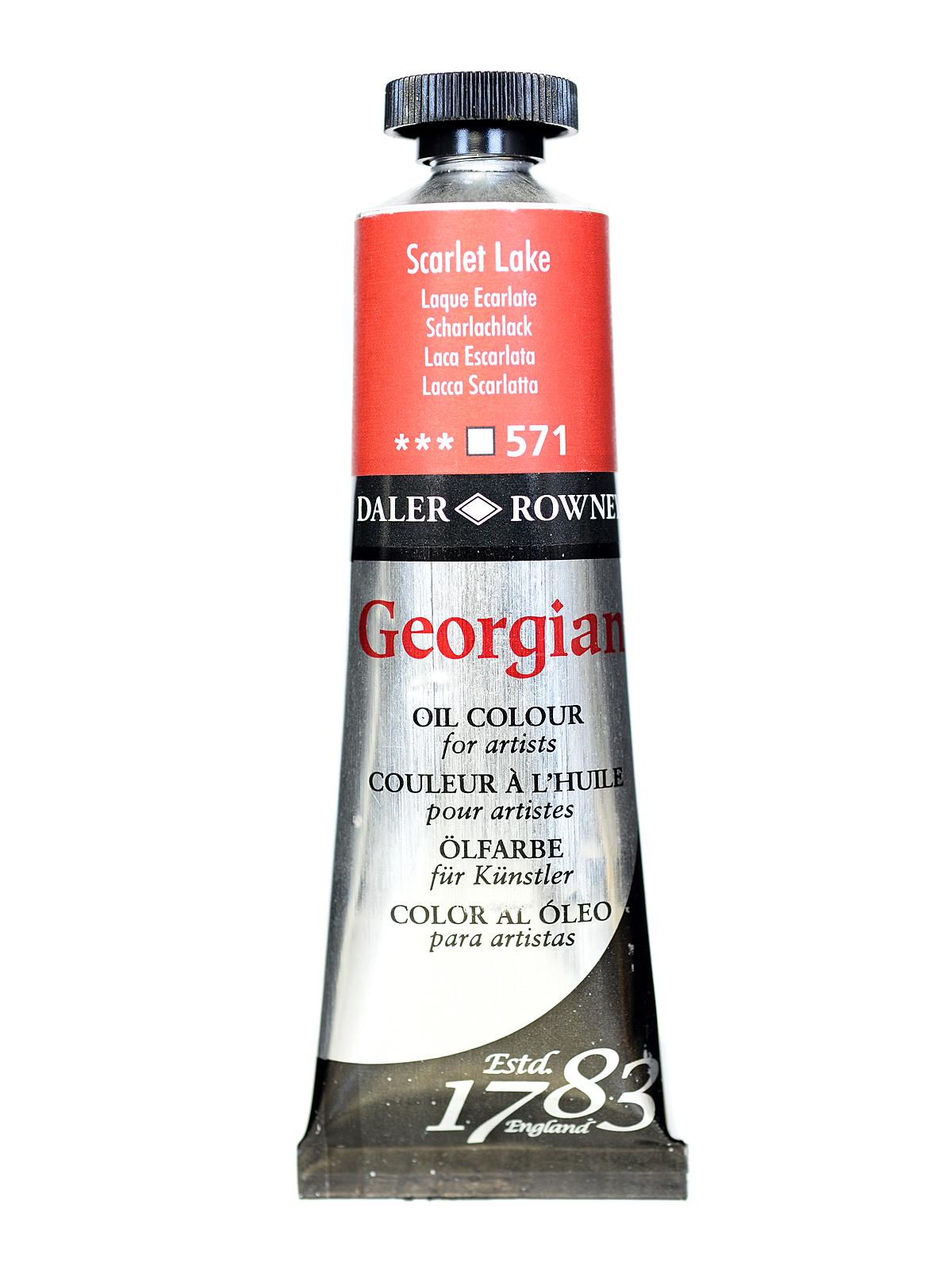 Daler Rowney Georgian Yağlı Boya 38ml 571 Scarlet Lake