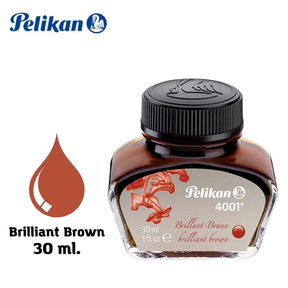 Pelikan Dolma Kalem Mürekkebi 30ml 4001 Kahverengi