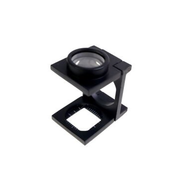 Art Elegant Metal Katlamalı Büyüteç Siyah 9008 A