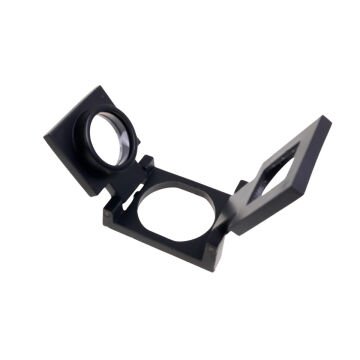 Art Elegant Metal Katlamalı Büyüteç Siyah 9008 A