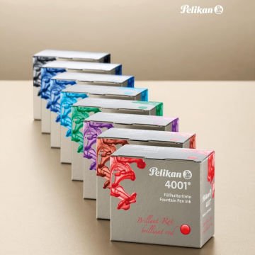 Pelikan Dolma Kalem Mürekkebi 30ml 4001 Mavi-Siyah