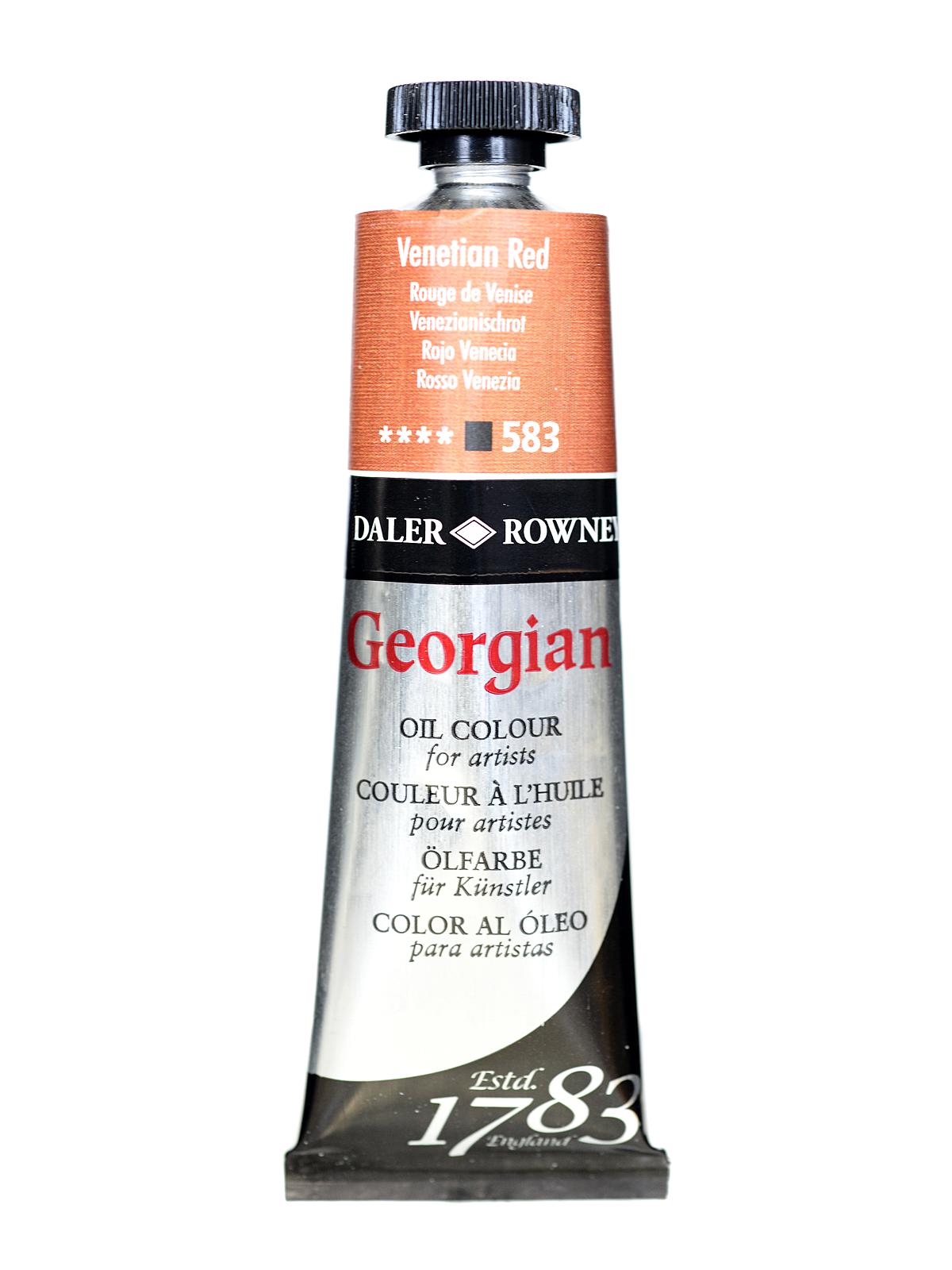 Daler Rowney Georgian Yağlı Boya 38ml 583 Venetian Red
