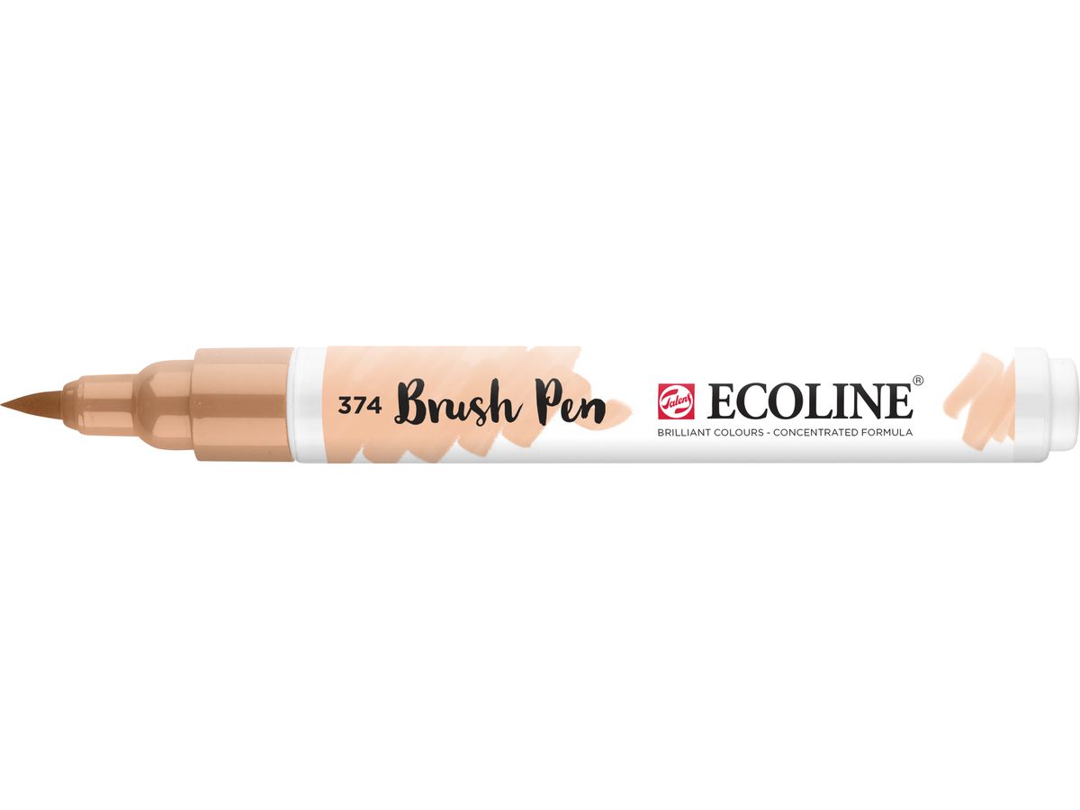 Talens Ecoline Brush Pen Fırça Uçlu Kalem 374 Pink Beige