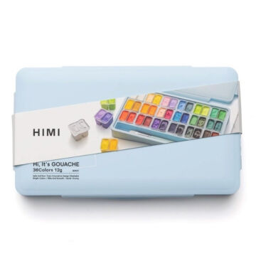 Himi Twin Cup Guaj Boya Seti 36 Renk + 3 Fırça