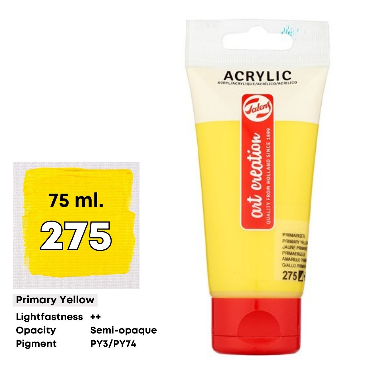 Art Creation Akrilik Boya 75ml 275 Primary Yellow