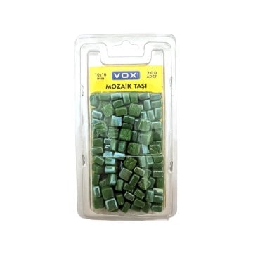 Vox Mozaik Taşı 10x10mm 16 Yeşil 200lü