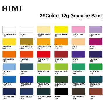 Himi Twin Cup Guaj Boya Seti 36 Renk