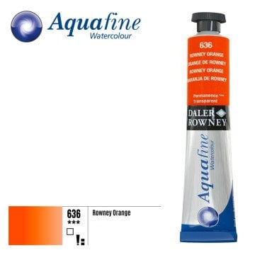 Daler Rowney Aquafine Tüp Sulu Boya 8ml 636 Rowney Orange