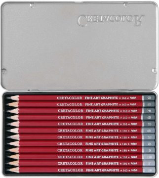 Cretacolor Cleos Fine Art Grafit Kalemi 12 li