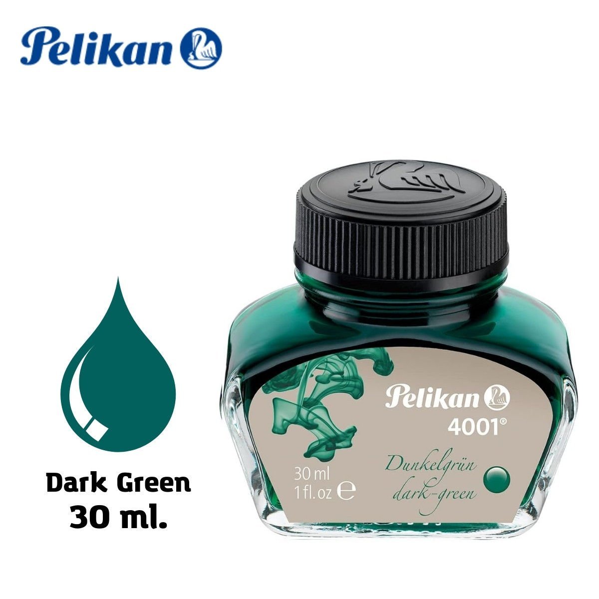 Pelikan Dolma Kalem Mürekkebi 30ml 4001 Koyu Yeşil