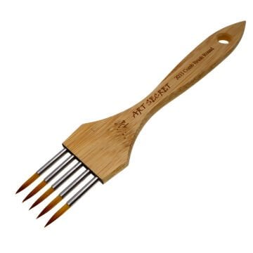 Art Elegant Sentetik Yuvarlak Uçlu Fırça Seri 2033 No 1 1/4 5in1