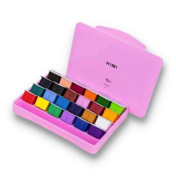 Himi Twin Cup Guaj Boya Seti 24 Renk + 3 Fırça