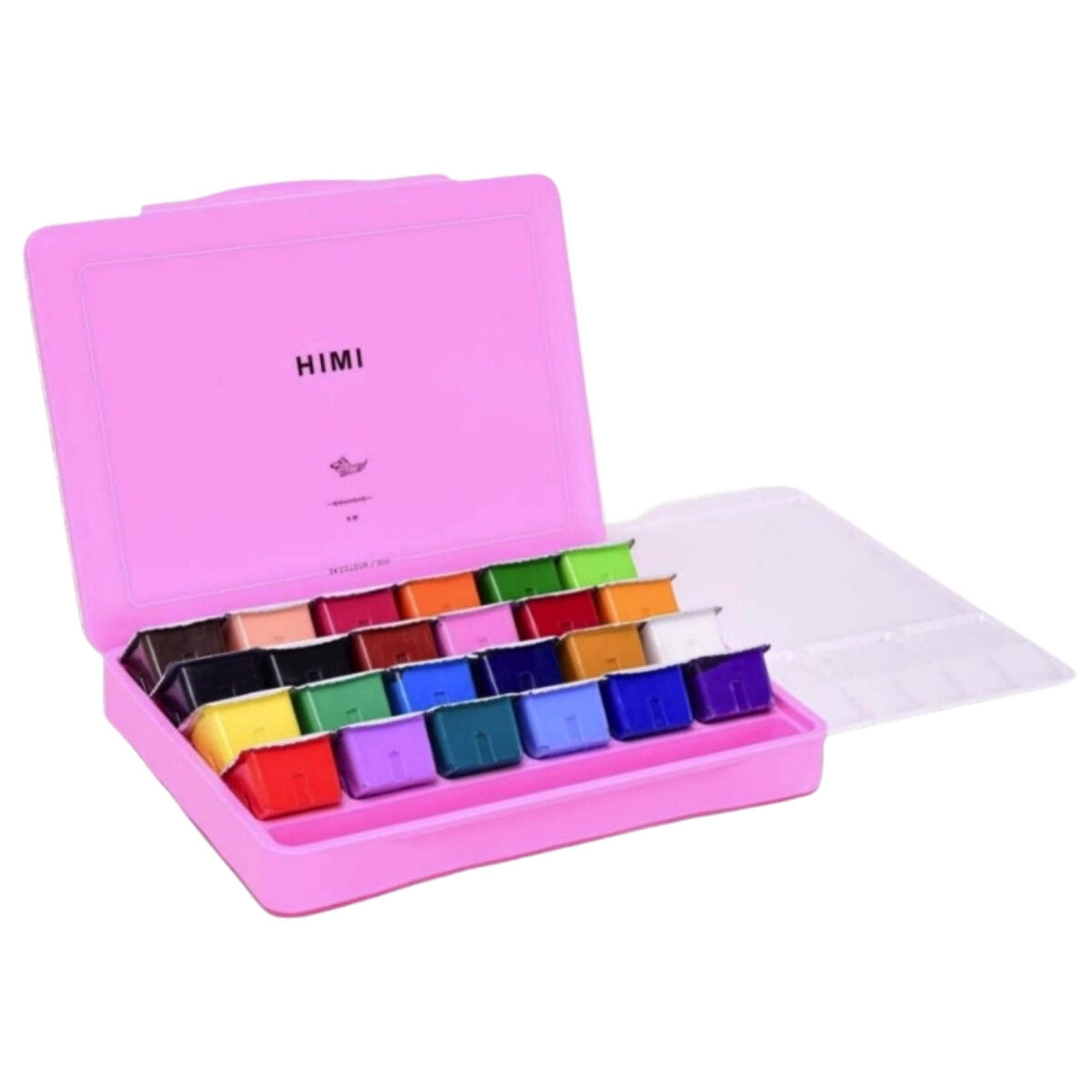 Himi Twin Cup Guaj Boya Seti 24 Renk + 3 Fırça