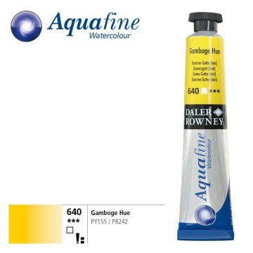 Daler Rowney Aquafine Tüp Sulu Boya 8ml 640 Gamboge Hue