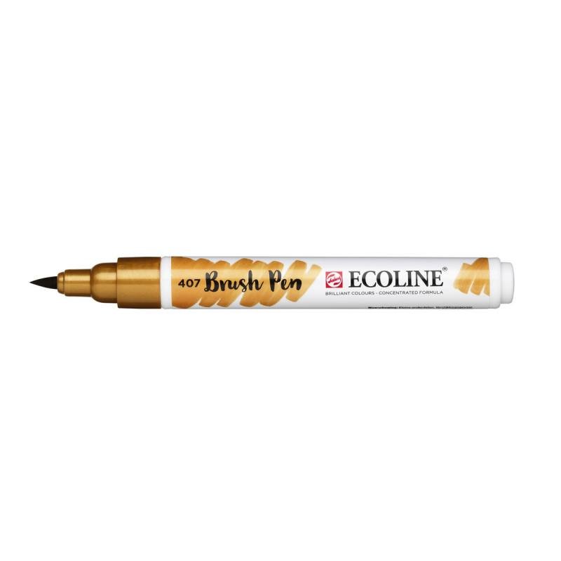 Talens Ecoline Brush Pen Fırça Uçlu Kalem 407 Deep Ochre
