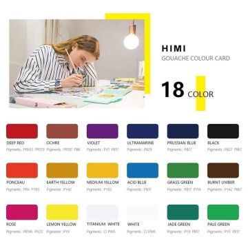 Himi Jelly Cup Guaj Boya Seti 18 Renk
