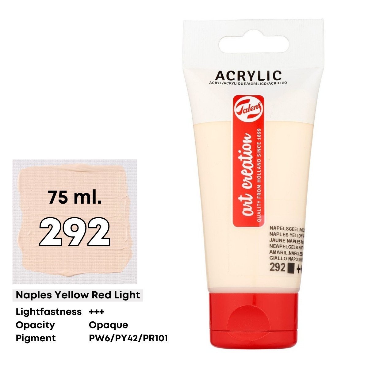 Art Creation Akrilik Boya 75ml 292 Naples Yellow Red Light