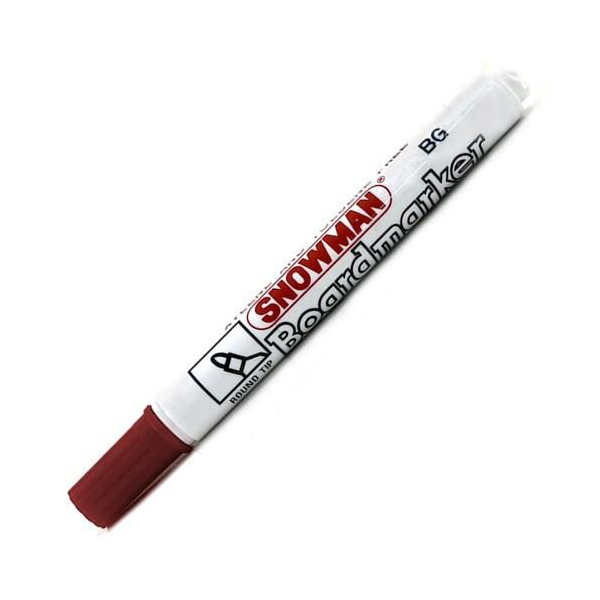 Snowman Beyaz Tahta Kalemi Doldurulabilir Kahve Bg-12