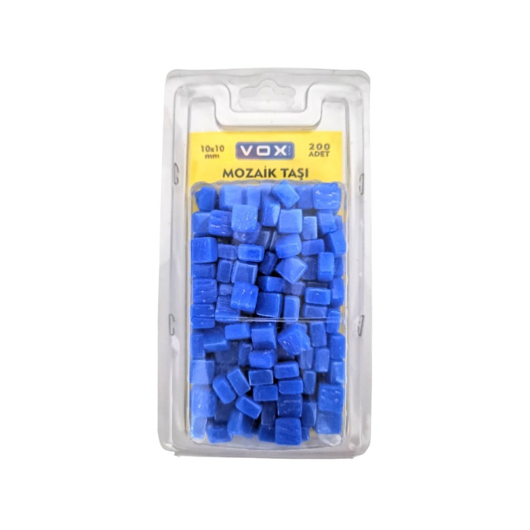 Vox Mozaik Taşı 10x10mm 18 Koyu Mavi 200lü