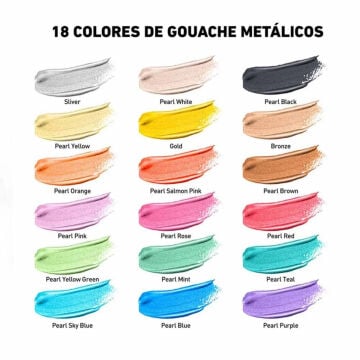 Himi Jelly Cup Guaj Boya Seti 18 Renk Metalik