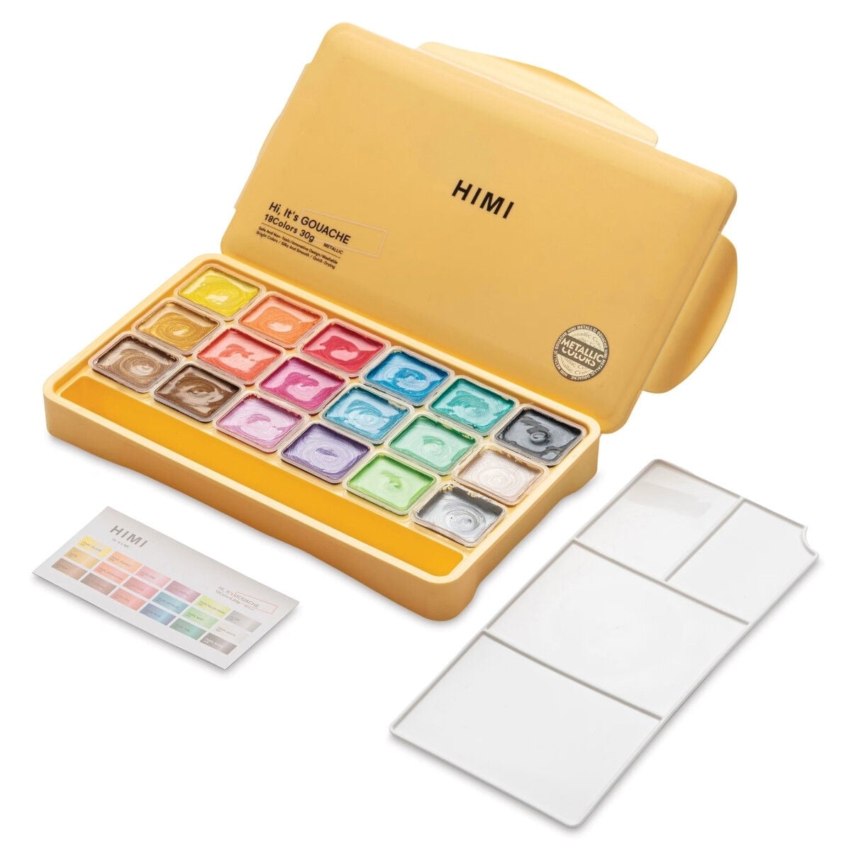 Himi Jelly Cup Guaj Boya Seti 18 Renk Metalik