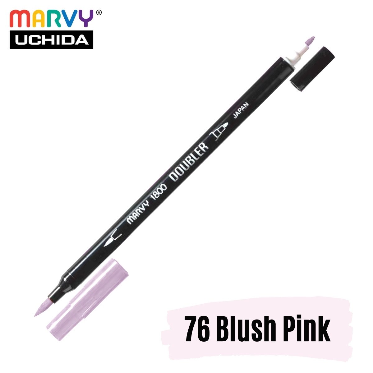 Marvy Artist Brush Pen 1800 Çift Taraflı Firça Uçlu Kalem 76 Blush Pink