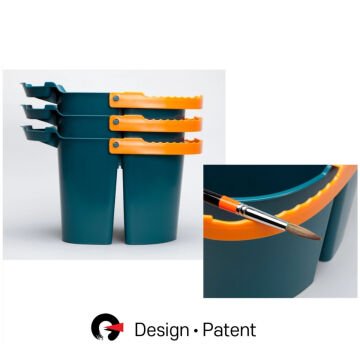 Mijello Mission Fırça Temizleme Kovası Large 7lt 4022