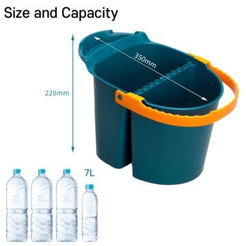 Mijello Mission Fırça Temizleme Kovası Large 7lt 4022