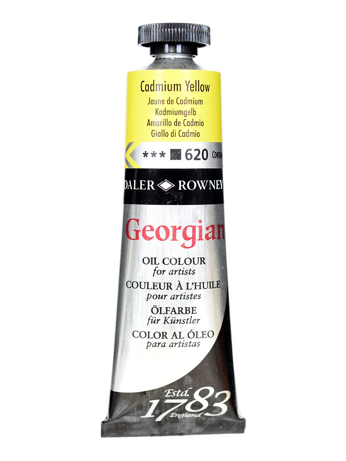 Daler Rowney Georgian Yağlı Boya 38ml 620 Cadmium Yellow Pigment Natural