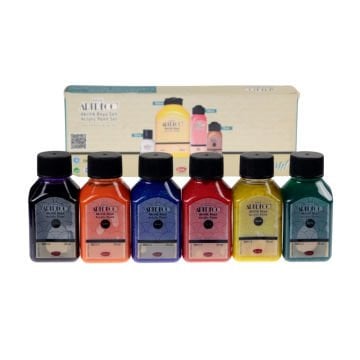 Artdeco Akrilik Boya 6x75ml Simli Renkler