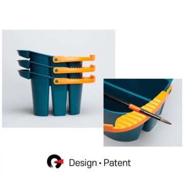 Mijello Mission Fırça Temizleme Kovası Small 2lt 4021