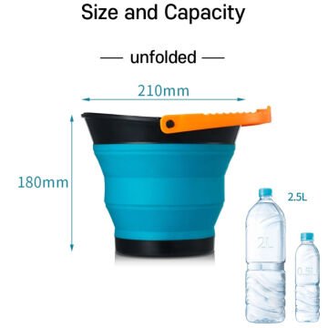 Mijello Mission Fırça Temizleme Kovası Katlanabilir 2.5lt