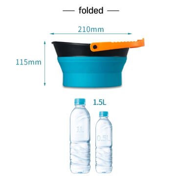 Mijello Mission Fırça Temizleme Kovası Katlanabilir 2.5lt