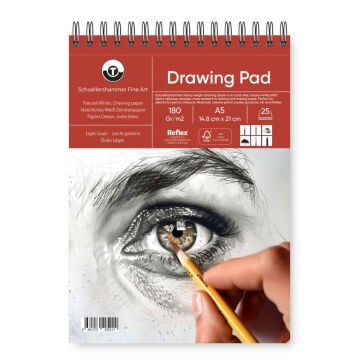 Schoellershammer Drawing Pad Eskiz Defteri 180gr A5 25yp Spiralli