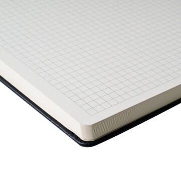 Sakura Eskiz Bloğu Sert Kapak A4 140gr 21x29,7cm Siyah 80yp Kareli