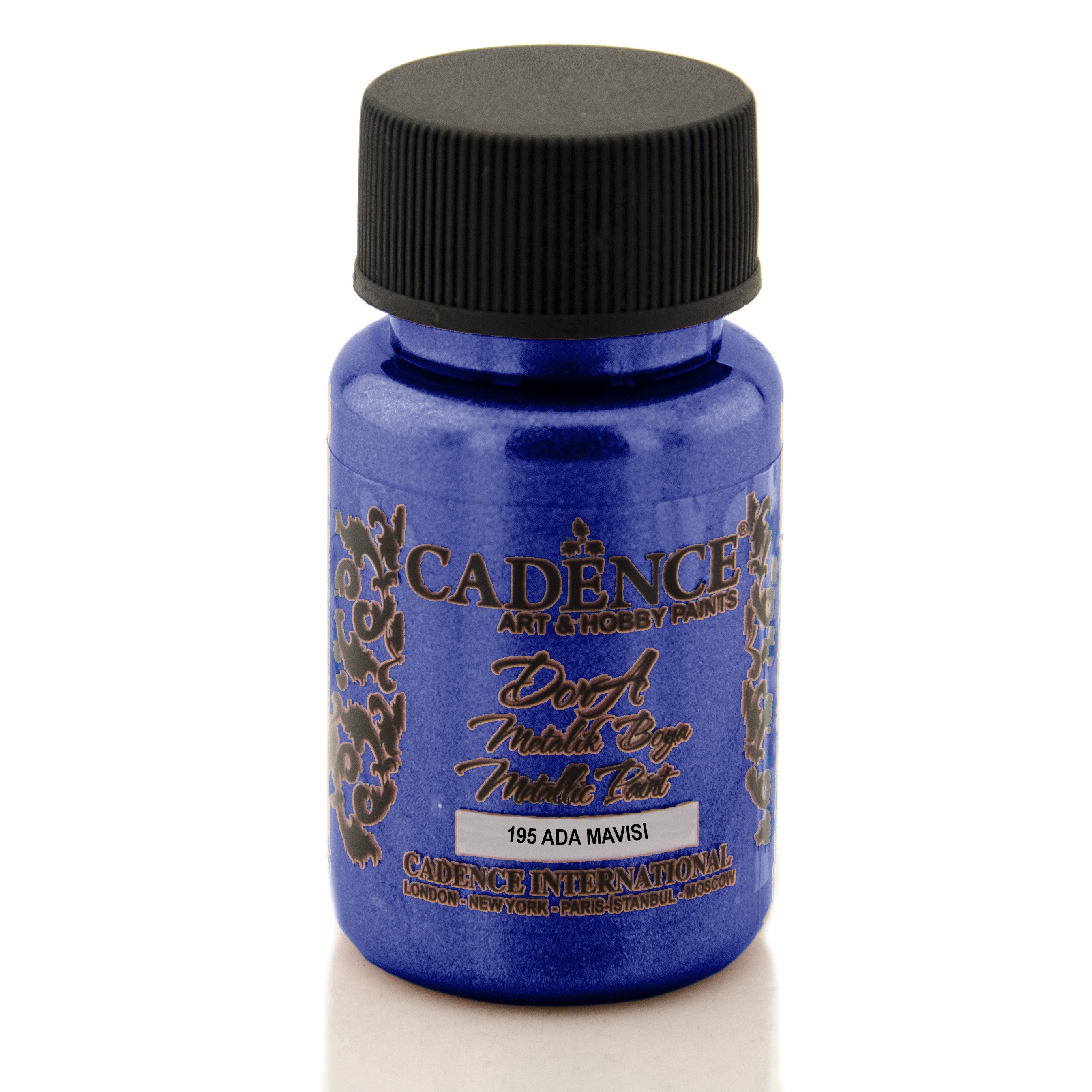 Cadence Dora Metalik Boya 50ml 195 Ada Mavısı