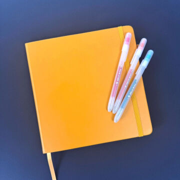 Sakura Eskiz Bloğu Sert Kapak 140gr 20x20cm Sarı 80yp Noktalı